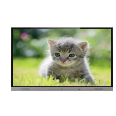 Android 11 75 นิ้ว Interactive Flat Panel Multi Touch จอภาพ LED 4K