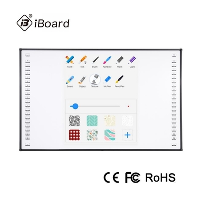 82 นิ้ว Interactive Smart Board แหล่งจ่ายไฟ USB ติดผนัง